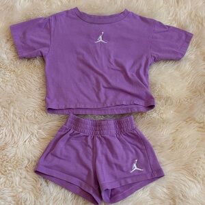 Purple Two-Piece Jordan Set
